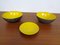 Yellow Krenit Bowls by Herbert Krenchel Torben Ørskov, Set of 3, 1960s, Image 11