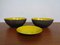 Yellow Krenit Bowls by Herbert Krenchel Torben Ørskov, Set of 3, 1960s 1