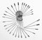 Spiralförmiger italienischer Chrom Kronleuchter von Gaetano Sciolari, 1970er 5