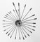 Spiralförmiger italienischer Chrom Kronleuchter von Gaetano Sciolari, 1970er 3