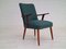 Fauteuil en Laine et Teck, Danemark, 1960s 1