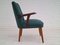 Fauteuil en Laine et Teck, Danemark, 1960s 2