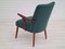 Fauteuil en Laine et Teck, Danemark, 1960s 14