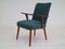 Fauteuil en Laine et Teck, Danemark, 1960s 16