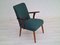 Fauteuil en Laine et Teck, Danemark, 1960s 18