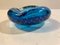 Blue Murano Bubble Glass Ashtray from Seguso, 1950s 2