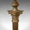 Antique English Brass Floor Lamp, Image 6