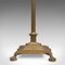 Antique English Brass Floor Lamp, Image 7