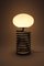 Lampe de Bureau Spring en Acier Chromé avec Abat-jour en Verre Opalin par Ingo Maurer 1968 Allemagne 8