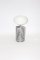 Lampada da tavolo Spring in acciaio cromato con paralume in vetro opalino di Ingo Maurer 1968 Germania, Immagine 7