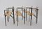 Postmodern Metal and Beech Plywood Dining Chairs, 1990s, Set of 6 5
