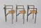 Postmoderne Esszimmerstühle aus Schichtholz und Metall, 1990er, 6er Set 1