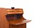 Mid-Century Danish Teak Secretaire with Curved Front, Image 4