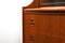 Mid-Century Danish Teak Secretaire with Curved Front 10