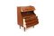 Mid-Century Danish Teak Secretaire with Curved Front 7