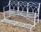 Vintage Wrought Iron Bench, 1980s 8