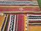 Tappeto Kilim vintage a strisce, Turchia, anni '70, Immagine 9