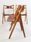 Chaises de Salon AT303 par Hans J. Wegner pour Andreas Tuck, 1950s, Set de 5 4