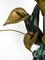Large Italian Floral Bronze & Brass Table Lamp, 1970s, Image 7