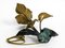 Large Italian Floral Bronze & Brass Table Lamp, 1970s, Image 10