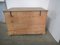 Mesa o caja de trabajo de madera de abeto, años 50, Imagen 1