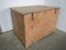 Mesa o caja de trabajo de madera de abeto, años 50, Imagen 5