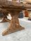 Tavolo da fattoria in legno di quercia, anni '50, Immagine 10