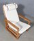 2254 Oak Sled Lounge Chair in Cane by Borge Mogensen, 1956, Denmark 3