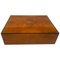 Biedermeier Style Decorative Box in Walnut Veneer, South Germany, 1900s, Image 1