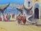 Eugene Gans, on the Nile, Peintures Mid-Century, Set de 2 9