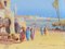 Eugene Gans, on the Nile, Peintures Mid-Century, Set de 2 3