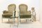 Louis XVI Style Bergère Chairs by Rosello Paris, France, Set of 2 2