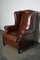 Club chair vintage olandese in pelle color cognac, Immagine 3