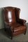 Fauteuil club vintage en cuir couleur cognac, Pays-Bas 2