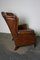 Club chair vintage in pelle color cognac, Paesi Bassi, Immagine 8