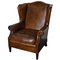 Vintage Dutch Cognac Colored Leather Club Chair 1