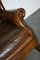 Club chair vintage in pelle color cognac, Paesi Bassi, Immagine 14