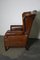 Fauteuil Vintage Cognac en Cuir, Pays-Bas 5