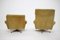 Swivel Chairs in Suede Leather by Georg Thams, Denmark, 1970s, Set of 2 3