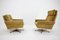 Swivel Chairs in Suede Leather by Georg Thams, Denmark, 1970s, Set of 2 4
