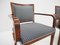 Art Deco Chairs and Armchair Set by Tatra Pravenec, Czechoslovakia, 1930s 5