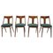 Dining Chairs, Czechoslovakia,1960s, Set of 4 1