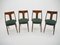 Dining Chairs, Czechoslovakia,1960s, Set of 4 4