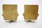 Swivel Chairs in Suede Leather by Georg Thams, Denmark, 1970s, Set of 2 3