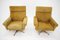 Swivel Chairs in Suede Leather by Georg Thams, Denmark, 1970s, Set of 2, Image 4