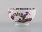 Antique Meissen Teacup in Hand-Painted Porcelain with Purple Flowers 3