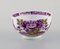 Antique Meissen Teacup in Hand-Painted Porcelain with Purple Flowers, Image 2