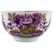 Tazza da tè Meissen antica in porcellana dipinta a mano con fiori viola, Immagine 1