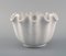 Carrara Ceramic Vases or Bowls with Wavy Edge by Wilhelm Kåge for Gustavsberg, Set of 2 2