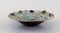 Louise Arnaud for Limoges, Bronze Bowl with Enamel Work, 1940s 2